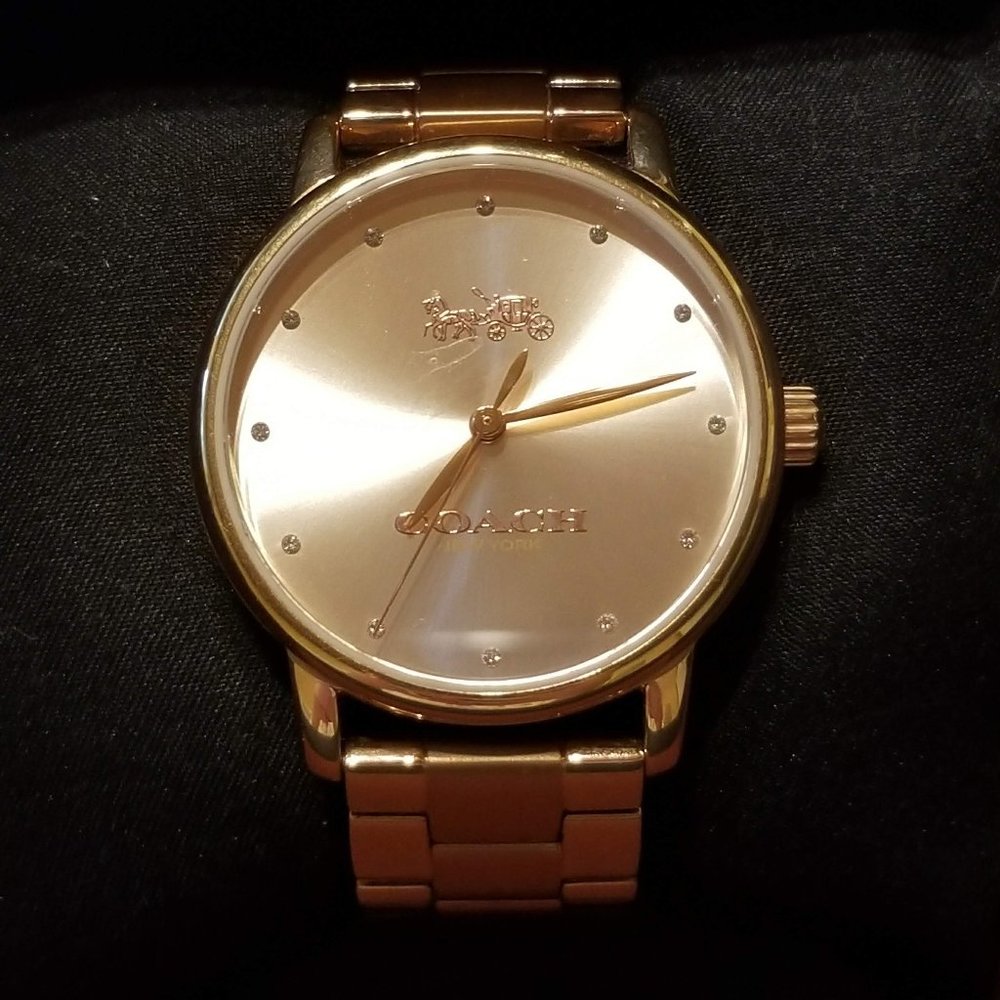 Coach Business Grand Rose Gold Women's Watch, 36mm CA.113.7.34.1511